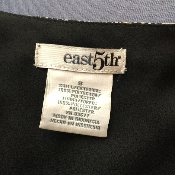 East 5th Brown & Black Skirt - Size 8 - Picture 4 of 4